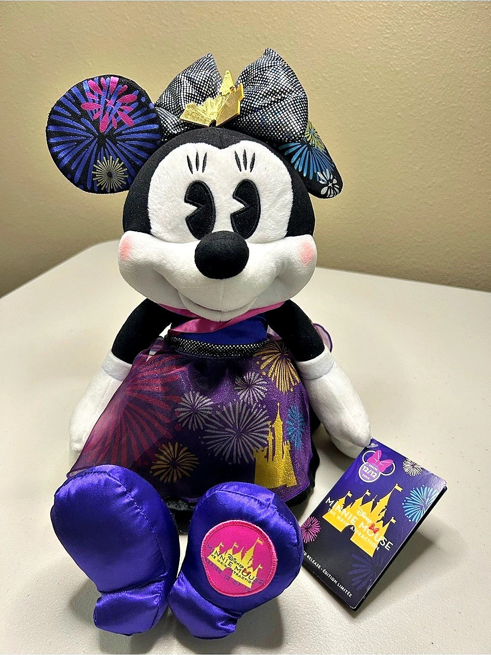 Disney Minnie Mouse The Main Attraction Series 12/12 Purple Minnie Plush NWT
